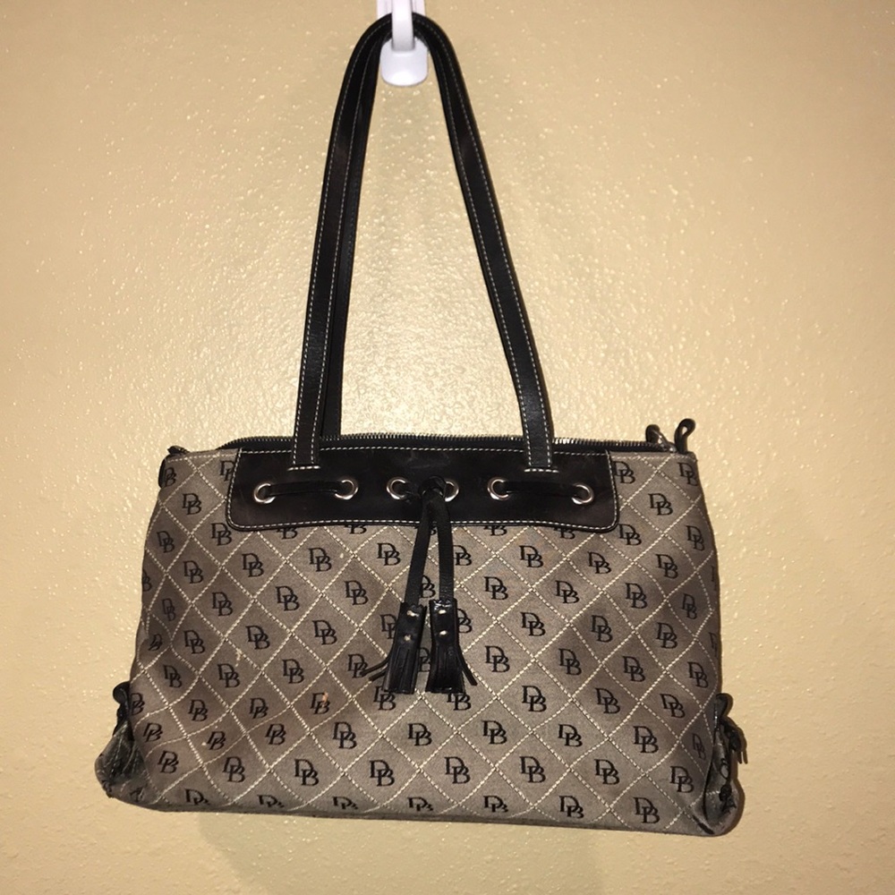 Dooney & Bourke Large Tassel Top Zip